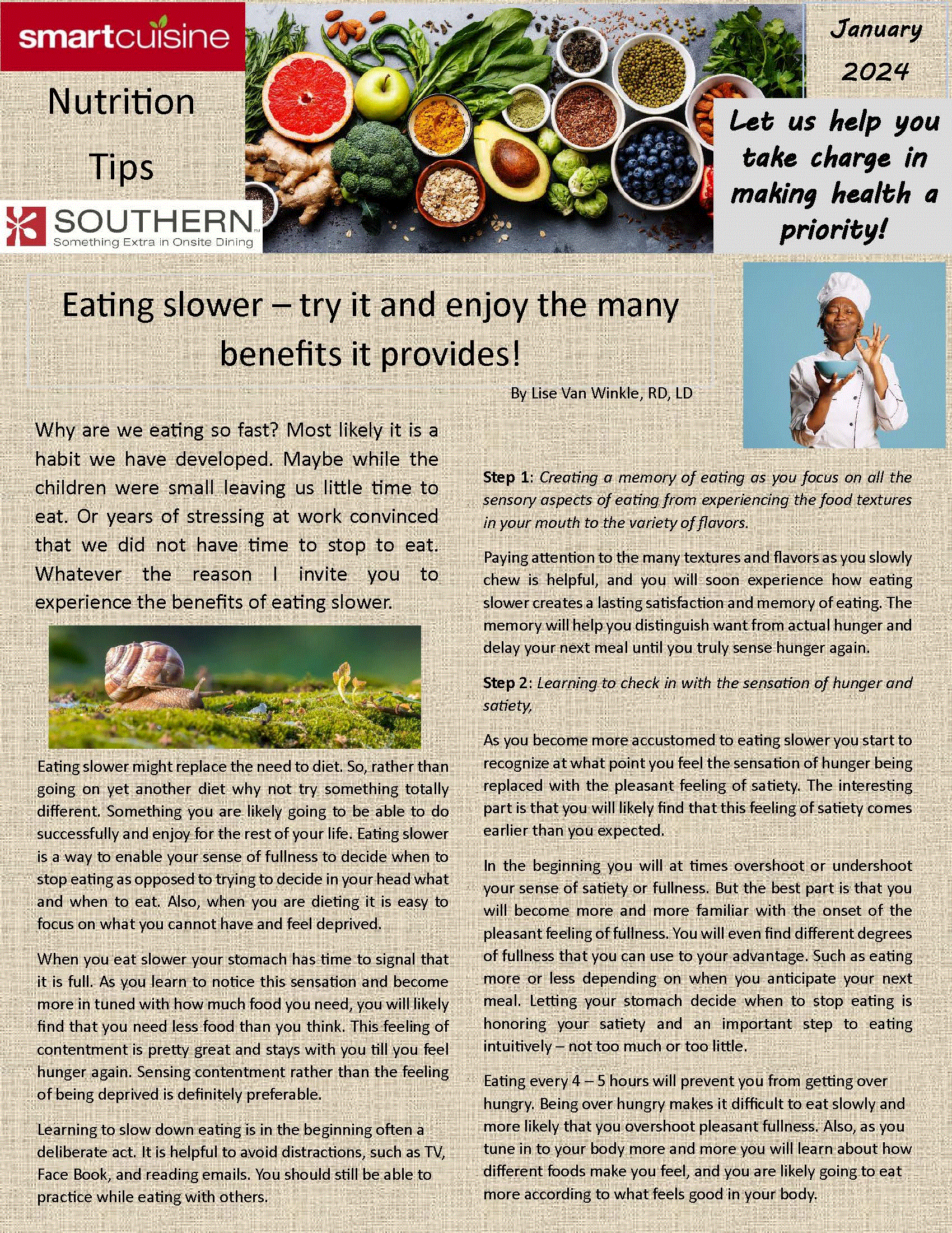 Nutrition newsletter
